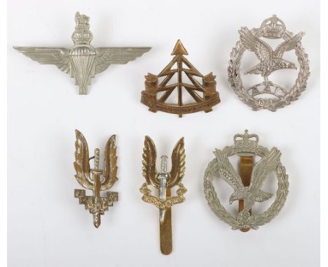 WW2 British Parachute Regiment Cap Badge, good other ranks die-stamped example with lug fittings to the reverse; Army Air Cor