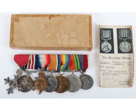 A Poignant WW2 Isle of Wight Air Raid Precautions M.B.E. and Great War Military Medal Group of Seven, The Most Excellent Orde