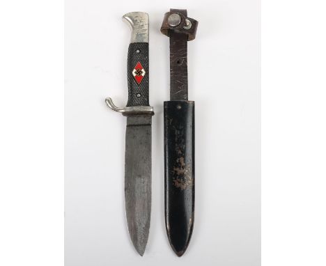 Third Reich Hitler Youth Boys Dagger by Klittermann & Moog, good untouched example of a transitional pattern Hitler Youth boy