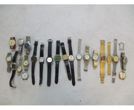 A collection of wristwatches to include Ingersoll, Timex, Citizen etc Location: Porters 