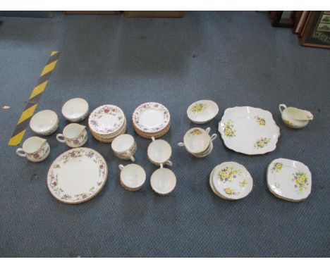 A Royal Worcester porcelain part tea service with 'Pekin' pattern together with a Royal Albert part tea setLocation: 10:2 