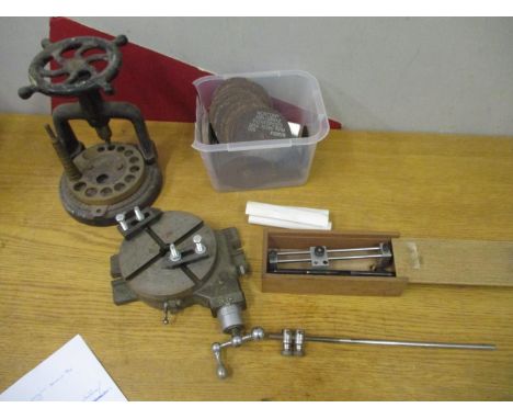 Tools to include a Pinfold's patent ring stretcher/sizer, a brushing tool and othersLocation: G 