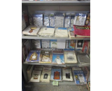 A large quantity of Horological Journal magazines from the 1940s to the 1980s, along with four bound albums of The Pocket Wat