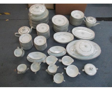 A Noritake porcelain dinner service with 'Chaumont' pattern Location: 6.6 