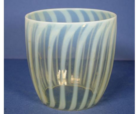 Vaseline glass light shade 14.5cm high approx.