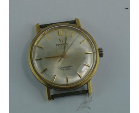 Vintage OMEGA seamaster wristwatch automatic (no strap), working when tested.