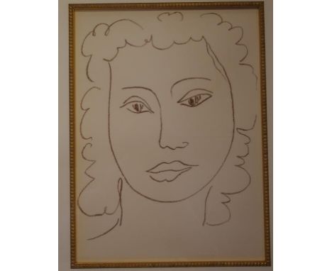 Henri Matisse 1869-1954 " A ntillaise" Lithograph 37.9cm X 28.2cm approx