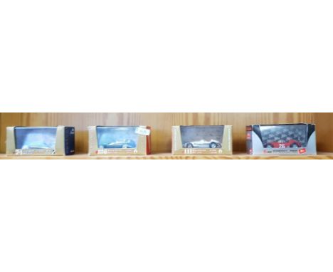 2 SHELVES OF MODEL COLLECTOR CARS BY BRUMM (9)