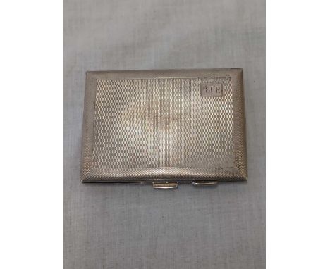 A CHESTER SILVER CIGARETTE CASE 1931, 66g