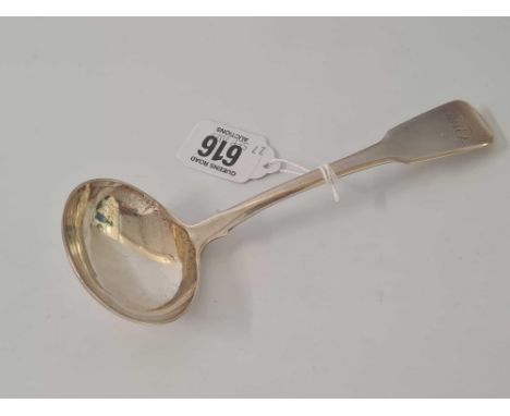 EXETER SILVER SAUCE LADLE BY GEORGE FERRIS, 1813, 60g