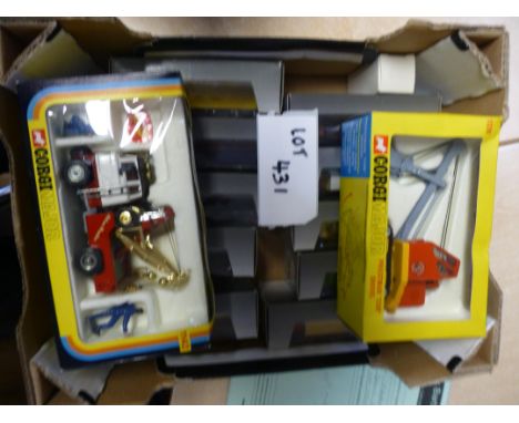 Die-cast : Collection EFE 00 scale series x 10 plus Corgi Major 1128 and 1142, both boxed and in fine cond.