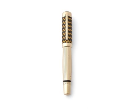 Y&nbspMONTBLANC, PATRON OF ARTS, HOMMAGE À J. P. MORGAN 888 A LIMITED EDITION FOUNTAIN PEN, NO. 089/888, 2004 Cap and Barrel: