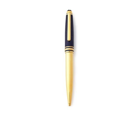 MONTBLANC, MEISTERSTÜCK SOLITAIRE, RAMSES II A SPECIAL EDITION BALLPOINT PEN, 1995 Cap and Barrel: Lapis lazuli and lacquer c