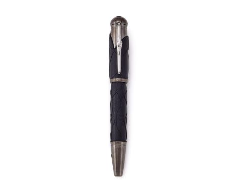 MONTBLANC, WRITERS EDITION, HOMAGE TO BROTHERS GRIMM A LIMITED EDITION FOUNTAIN PEN, NO. 1569/9800, 2022 Cap and Barrel: Text