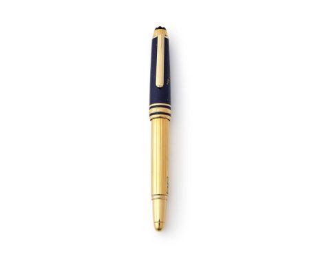 MONTBLANC, HOMMAGE À WOLFGANG AMADEUS MOZART, RAMSES A LIMITED EDITION FOUNTAIN PEN, NO. 1303/2006, 2006 Cap and Barrel: Silv