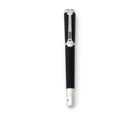 MONTBLANC, DONATION PEN, JOHN LENNON A SPECIAL EDITION FOUNTAIN PEN, 2010 Cap and Barrel: Black resin cap and barrel, the cap