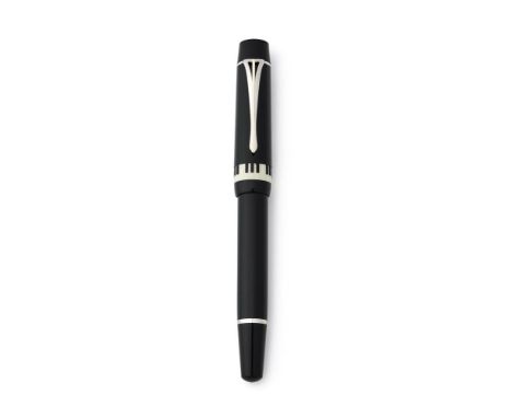MONTBLANC, DONATION SERIES, HERBERT VON KARAJAN A SPECIAL EDITION FOUNTAIN PEN, 2003 Cap and Barrel: Black resin cap and barr