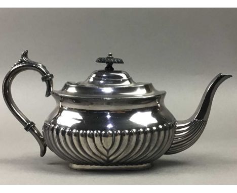 GROUP OF COLLECTABLE PLATES AND SAUCERS,along with some silver plated pieces including a tea pot