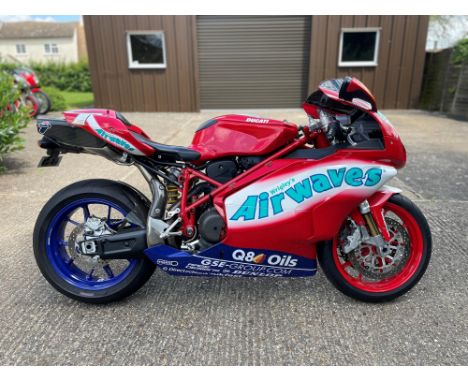 One of only 16 Ducati 999 'Airwaves' replicas produced.  The 999 was the Pierre Terblanche-designed model that replaced the u