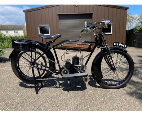 Fabulous, John Morris restored, James Model 8 'Porcupine'. Another bicycle company that went into motorcycle production at th