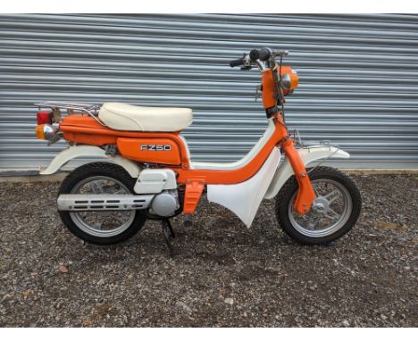 1979 Suzuki FZ50 49cc scooter, unused and unregistered with three delivery miles only. Produced by Suzuki, it was known by th