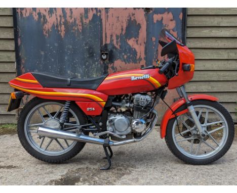 1980 Benelli 254 classic Italian four-cylinder sports tourer. Offered with No Reserve. Revitalised following its take-over by