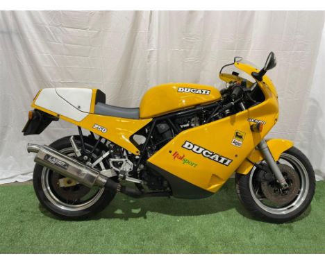 An attractive, rare Ducati with a good history file. Rare 750 that was only produced for two yearsAttractive trellis-frame ba