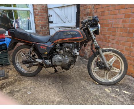 1980 Honda CB400N restoration project, offered with No Reserve. Introduced in 1980 as an agile and versatile middle-class nak