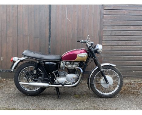 Great looking 1967 T120 Bonneville, correctly finished, matching numbers and in running order. The T120 Bonneville 650 was in