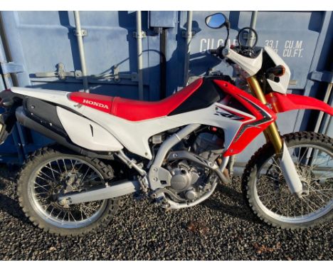 Unmolested Honda CRF250 in original condition. Introduced in 2012 as a lightweight, dual-purpose trail bike with 250cc, singl
