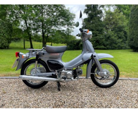 Rare, Japanese-market Honda Little Cub 14 with only 30km showing. Introduced in 1958 and has become the most mass-produced mo