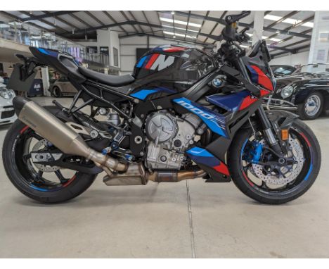 BMW M1000R. The unfaired version of BMW's game-changing ballistic superbike,  'as new' with delivery mileage only and has nev