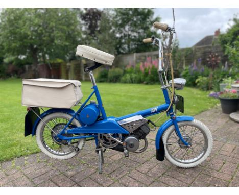 Synonymous with the 'Swinging Sixties', the charming Raleigh Wisp. Designed for practicality, these small bikes were very pop