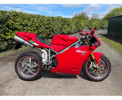 One of only 57 UK-market 998S Final Editions. After the introduction of the 999 model, Ducati launched the 998 FE model (spec
