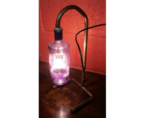 Gin bottle novelty lamp