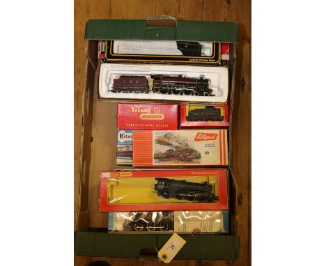8x OO gauge locomotives. Including; LMS Jubilee Class 4-6-0, Leander. BR Class V2 2-6-2, 60884. GWR Lord of the Isles 4-2-2. 