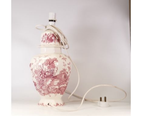 Large Masons Fruit Basket Lamp Base. Height: 44cm 