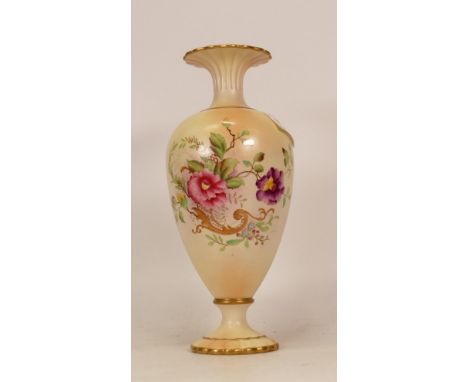 Carlton Ware Rose and Curlicue patterned vase. Height 24cm 