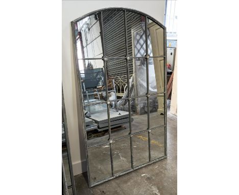 ARCHITECTURAL WALL MIRROR, 138cm H x 80cm W. 