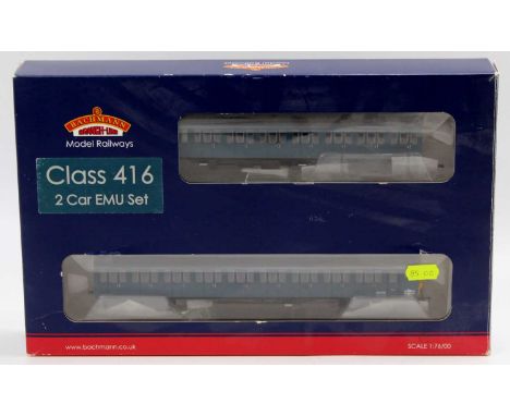 A Bachmann No. 31-375 Class 416 EMU 2-piece unit No. 5764 finished in BR blue, housed in the original card box