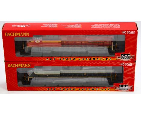 A Bachmann DCC sound value on board H0 scale American Outline group to include a No. 66002 Erie No. 1068 locomotive, together