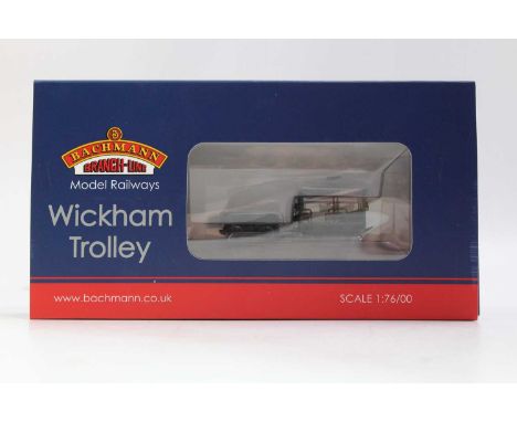 A Bachmann No. 32-994 Wickham Trolley Car, finished in BR  green boxed as issued