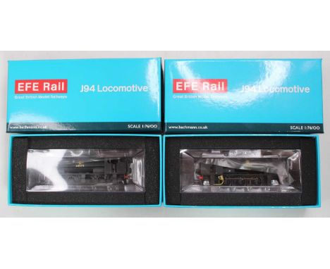 A Bachmann EFE Railway 18 DCC ready boxed locomotive group to include a No. E85001 J94 BR black locomotive, together with a N