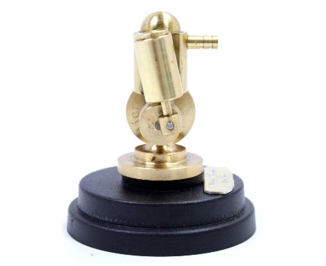 Miniature Stationary Beam Engine, suitable to be run on compressed air, height 6cm