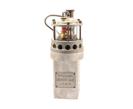 A Ringrose Sewer Gas Lamp by International Gas Detectors Ltd. Leeds England. Registered design No. 792723.Type No. 1601, Brit