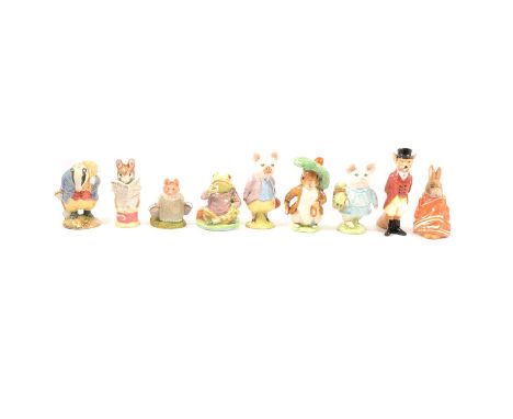 Beswick Beatrix Potter Benjamin Bunny; Mr Jeremy Fisher; Little Pig Robinson; Pigling Bland; Poorly Peter Rabbit; Tailor of G