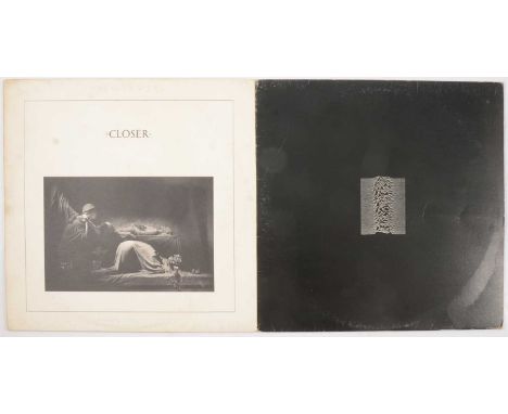 Joy Division - two vinyl LP records including Unknown Pleasures and Closer. Qty: 2Condition report:Both have their original i