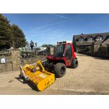AEBI TERRATRAC TT70S BANK/SLOPE 4WD TRACTOR WITH FLAIL MOWER