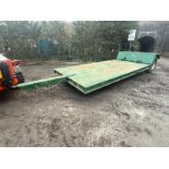 2022 8 TON MARSHALLS FARM MACHINERY LOW LOADER TRAILER