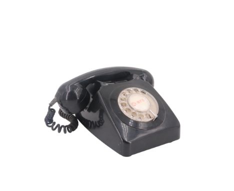 A 1980s British Telecom rotary dial telephone, marked G &amp; C